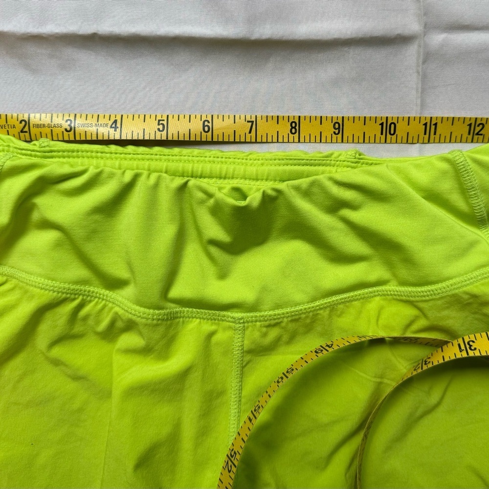 Athleta‎ ready set neon green and black shorts XS - Picture 7 of 7